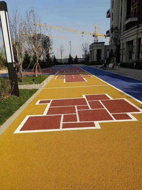 彩色透水路面